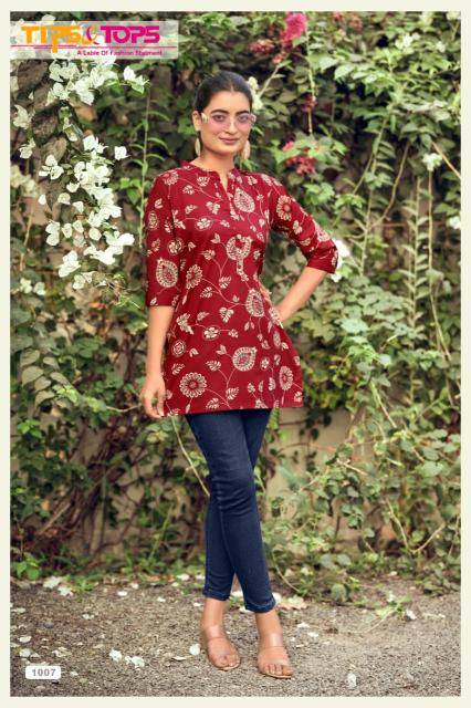 Tips & tops cotton shorties vol 9 Kurti manufacturers in India
